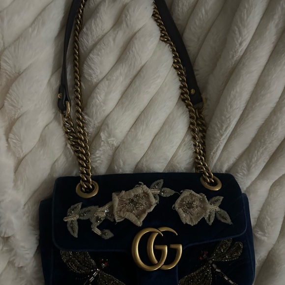 ‼️ not for sale 🛑 Gucci GG Marmont Flap Bag embellished - Picture 3 of 5